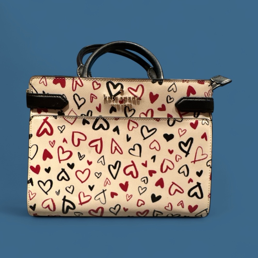 Heart Patterned Kate Spade Handbag.